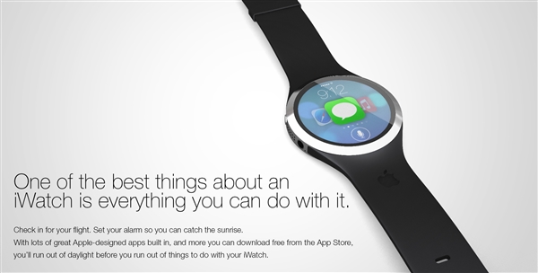 Moto 360失散的兄弟 iWatch唯美概念图