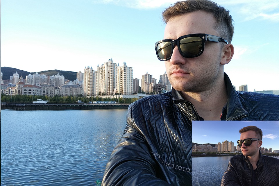 ����ͼΪ����콢�� СͼΪiPhone 6s plus����������Ա�