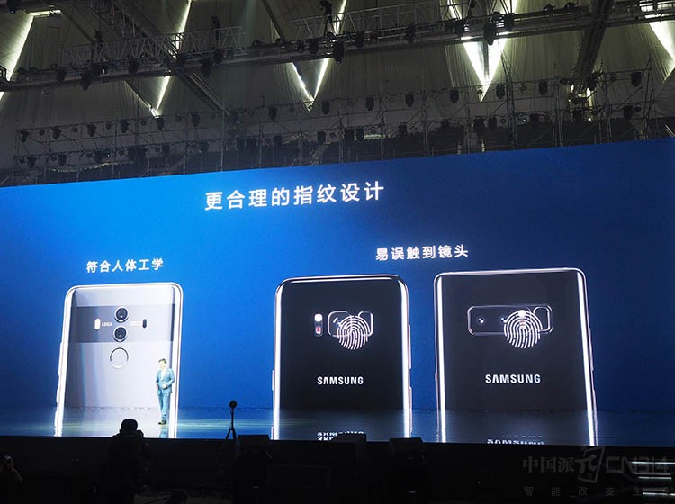 ����ͬ������ָ��ʶ��������ֻ���ȣ���ΪMate 10 Pro���������幤ѧ�����ǵ�ָ��ʶ����������󴥵���ͷ��