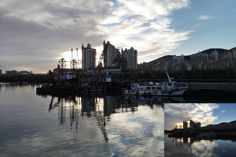 ����ͼΪ����콢�� СͼΪiPhone 6s plus����ⳡ���Ա�