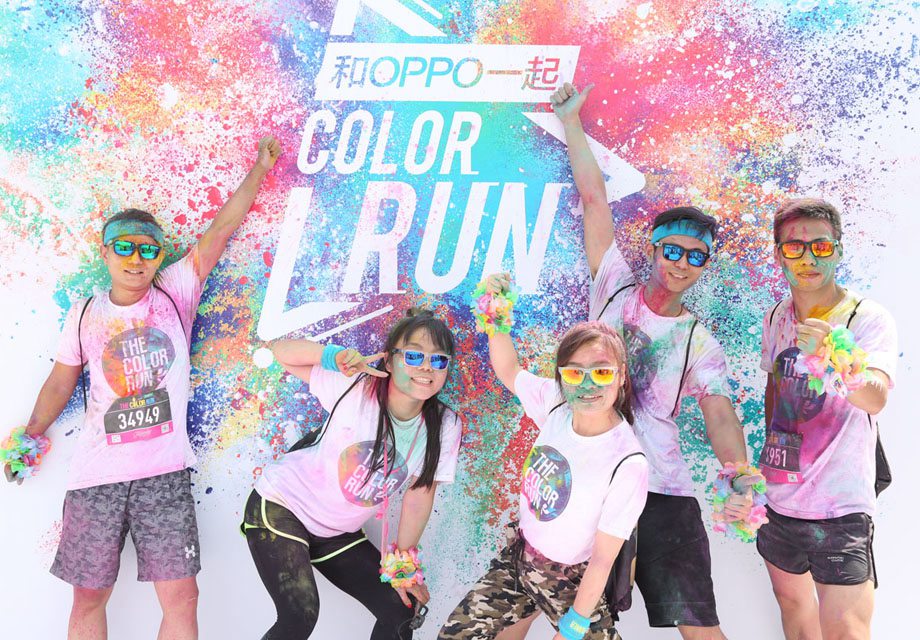 ���� Color Run�����Ŵ�Ҷ�����İ����������Ϊ\