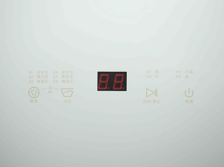 �ڹ��ܰ������棬���ṩ�˶�ѡ����ˮλ������/ֹͣ����Դ�ĸ��������������˵������һ�����ܻ���ѡ�񣬾����ǻ�еС�ף�Ҳ�����һ��ϴ�¡�