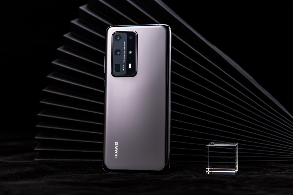 四曲满溢屏设计 华为P40 Pro+陶瓷黑图赏 华为P40 Pro+,陶瓷黑,四曲满溢屏