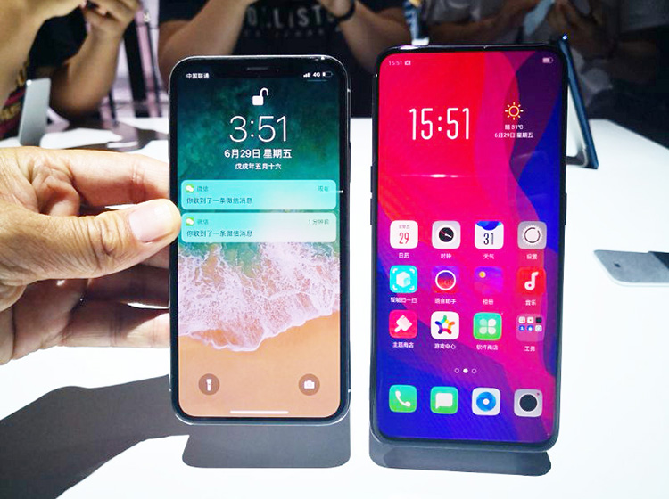 �����ϣ�OPPO Find Xȫϵ���ظ�ͨ����845���������ڴ�ﵽ8GB��֧������iPhone Xһ����ˢ��֧�������г��������������ʴ�50W������35���ӽ���س�����