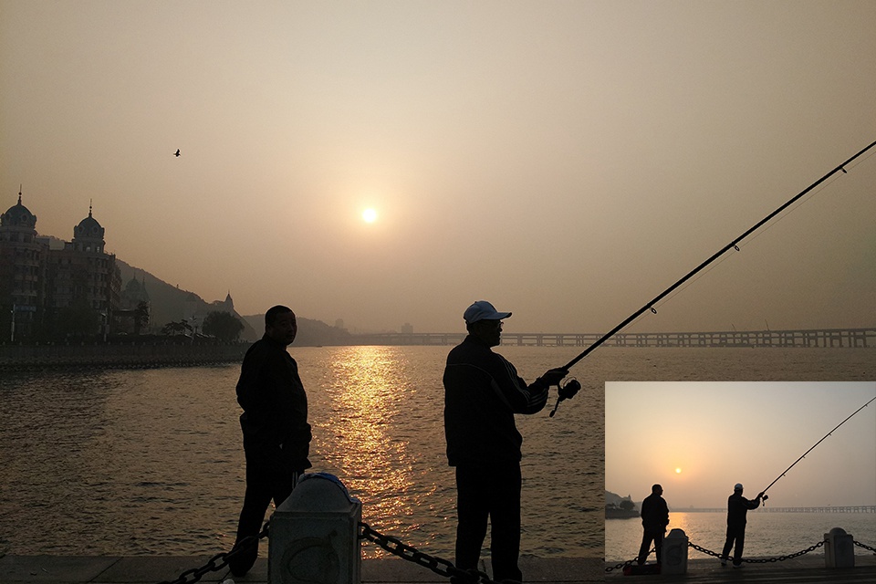 ����ͼΪ����콢�� СͼΪiPhone 6s plus����ⳡ���Ա�