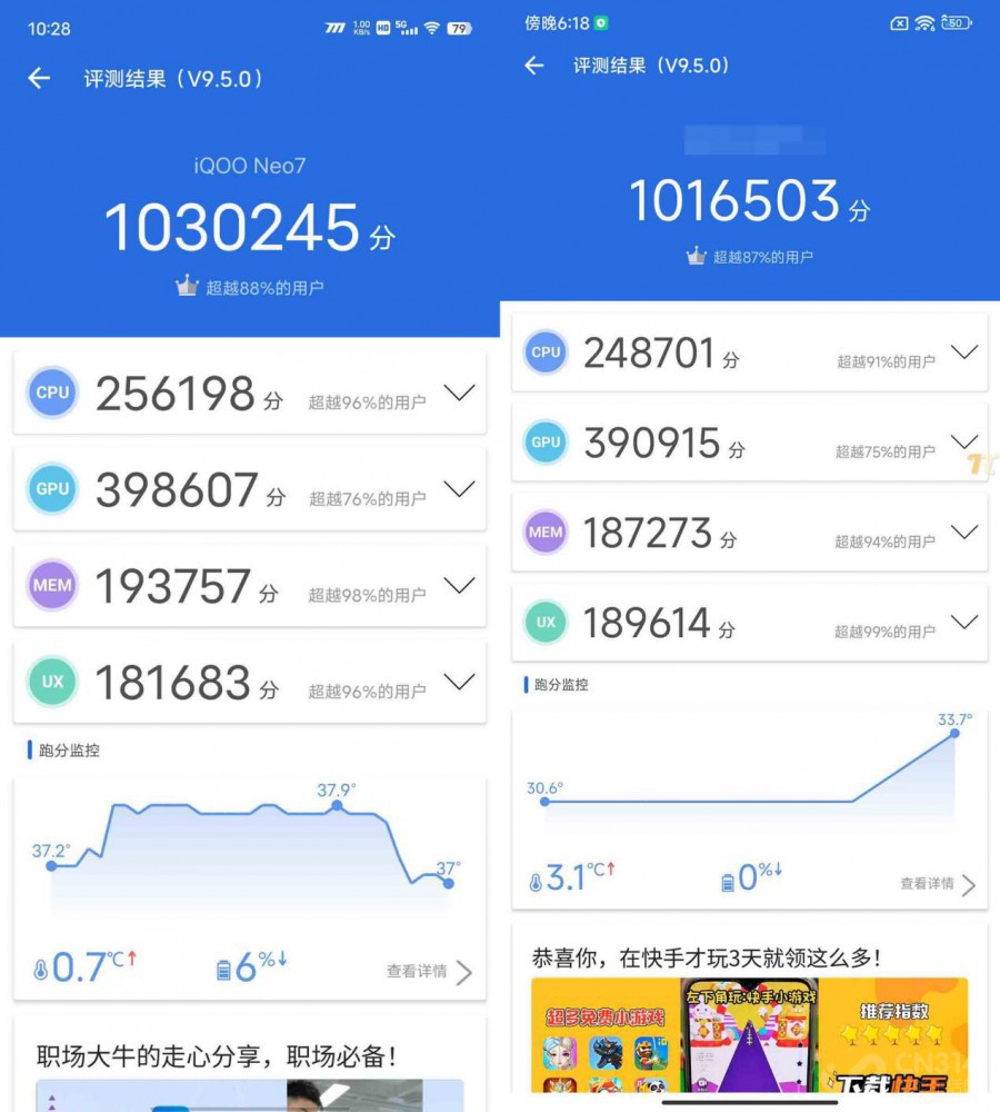 iQOO Neo 7深度体验 它太会调校芯片了！