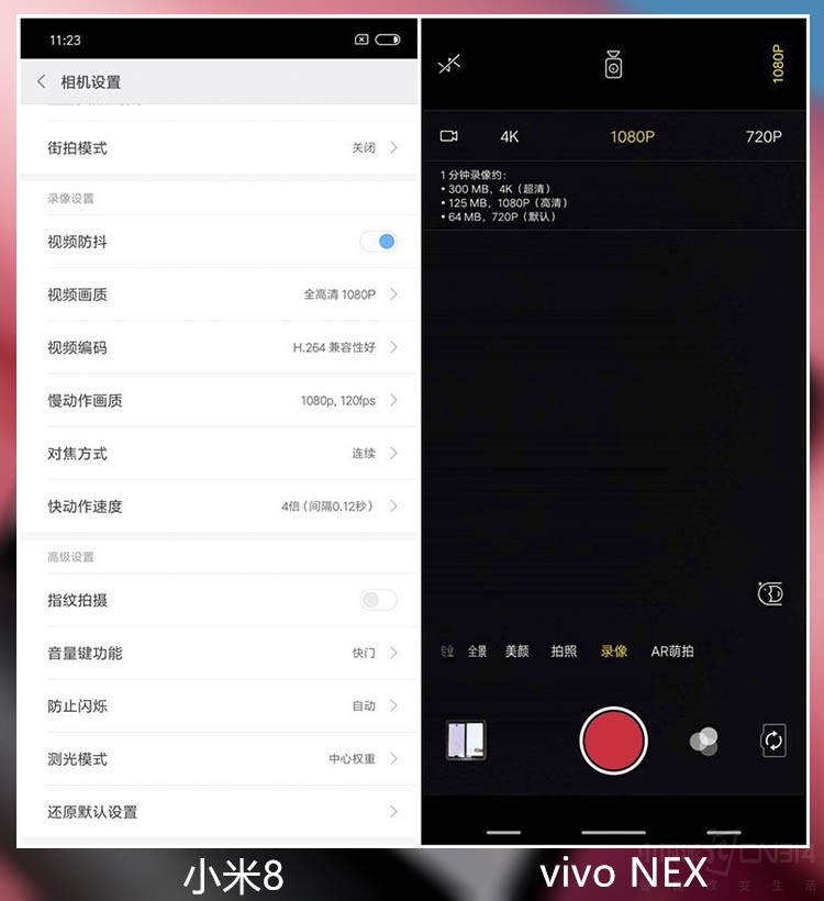 С8 VS vivo NEX ͬ¼ͬ