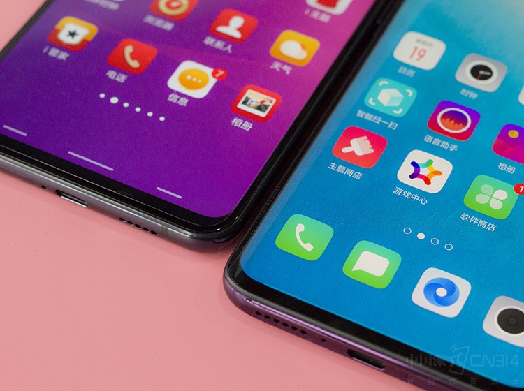 针尖对麦芒 OPPO Find X、vivo NEX对比