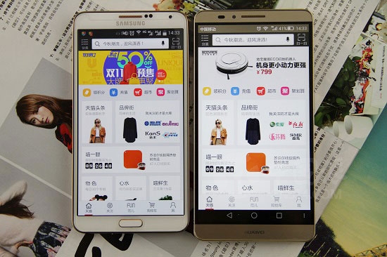 Mate 7�Ա�Note 3