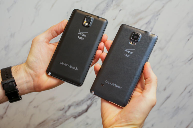 �콢��Ľ�����iPhone 6 Plus�Ա�����Note4