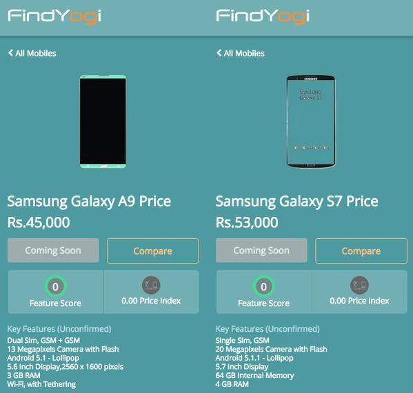 传三星GALAXY S7明年1月发布 约售5119元
