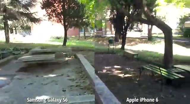 ����S6��iPhone 6����ͷ����Ч���ԱȽ�ͼ