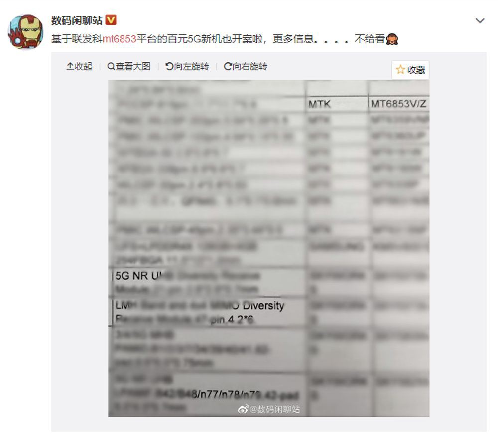 MT6853��������Ԫ5Gʱ��������