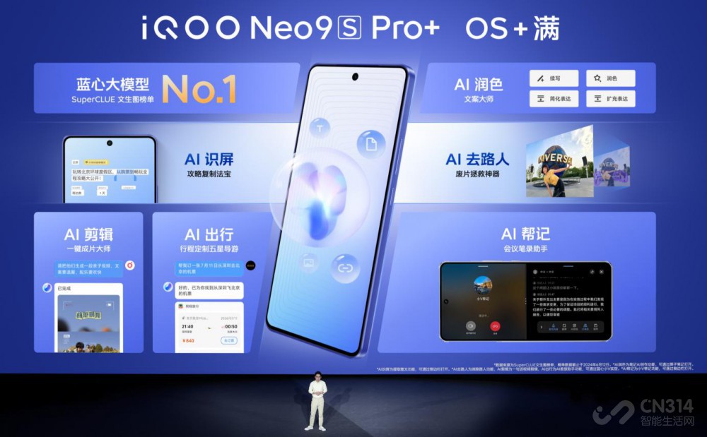 "˫оս +"iQOO Neo9S Pro+ 