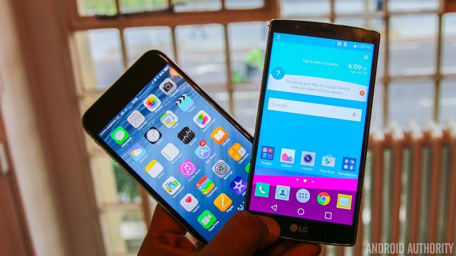 LG G4 vs ƻ��iPhone 6 Plus