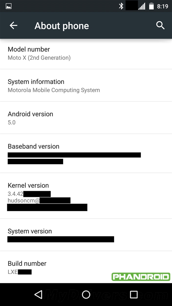 ��ͼ��Moto X���㰲׿5.0
