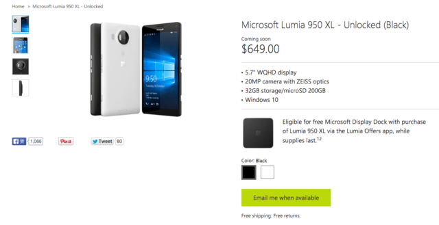 ΢������Lumia 950XL�û�������չ��