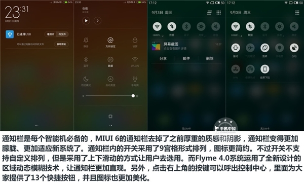 �ò���������˵��MIUI 6�Ա�Flyme 4.0