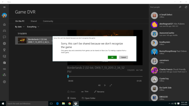 ̽����ЩWindows 10����Xbox�йصĹ���