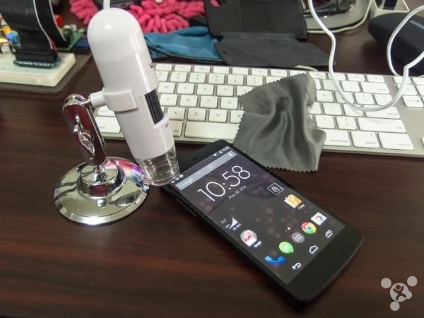 显微镜下的Nexus 5:被恶心到了