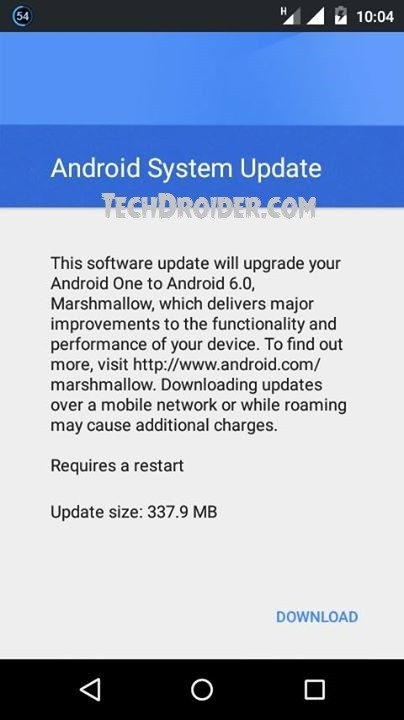 Android One廉价机开始升级安卓6.0