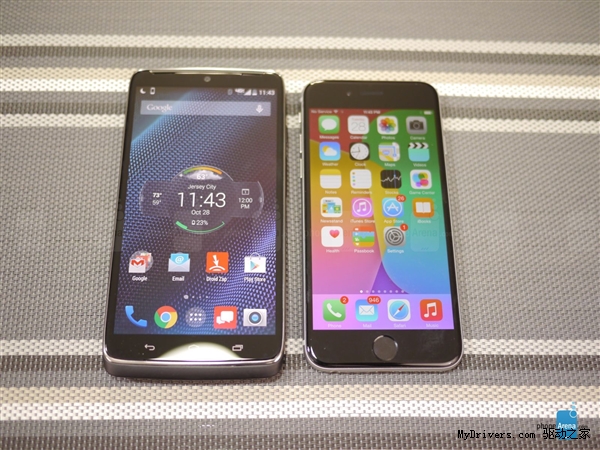 �ܷ�һս��Ħ��DROID Turbo�Ծ�iPhone 6