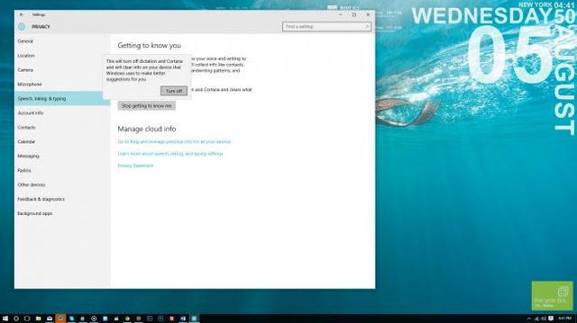 �ְ��ֽ����޸�Windows 10��˽����