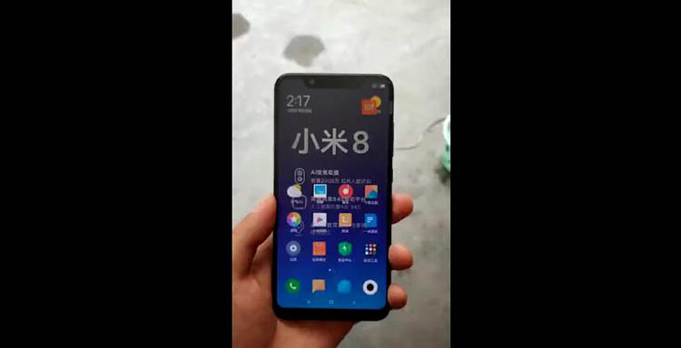 小米8真机视频曝光 妥妥的廉价iPhone X
