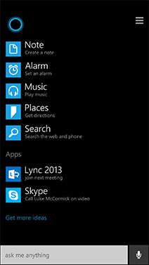 WP8.1��������Cortana�¹��ܻ���