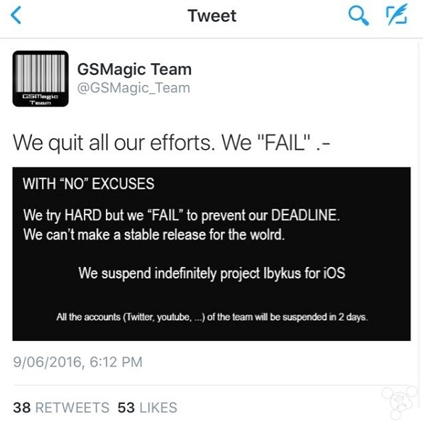 希望破灭!希腊团队放弃iOS 9.3.3越狱