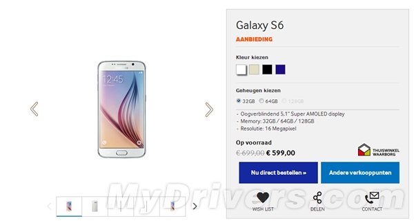 Galaxy S6��S6 Edgeŷ�޴󽵼�150ŷԪ
