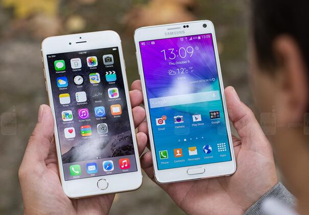 ���������� ����Note 4����iPhone 6 Plus