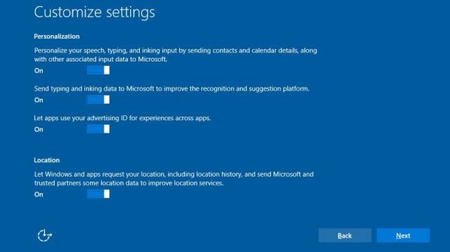 �ְ��ֽ����޸�Windows 10��˽����