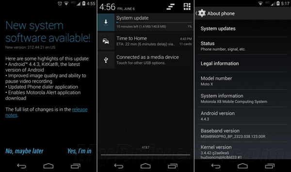 Moto Xϲӭ��׿4.4.3