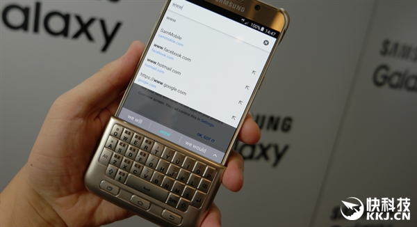 一秒变“黑莓”!三星Galaxy S7配件曝光