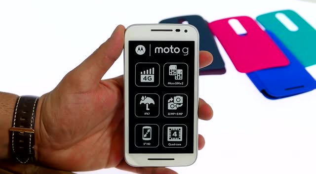 摩托罗拉 Moto G 2015 开箱截图