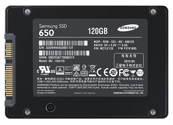 三星650 SSD发布!价格创新低