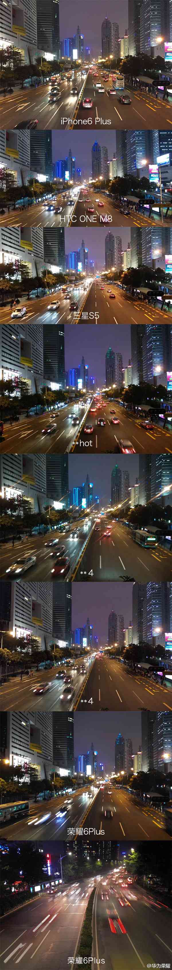 ��Ϊ���콢ҹ�������ع⣺�걬iPhone 6 Plus��