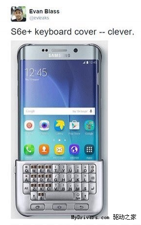 逼格满满!三星S6 Edge+一秒变全键盘