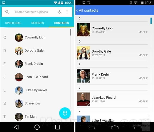 ��ֵ����������ͼ��Android LսAndroid 4.4