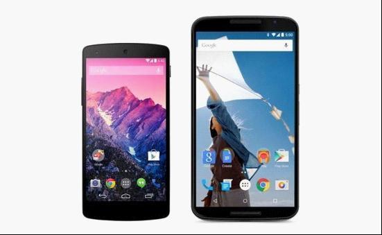 ͬ��֮�� Nexus 6��Nexus 5���Ա�