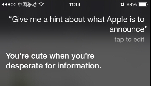 ƻ��9��9�շ����� Siri��ɶ��ʾ��