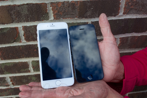 ��ɶ��ͬ����ͼ��iPhone 6�Ա�iPhone5/5S