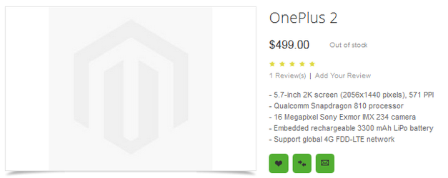 OnePlus 2配置曝光:3300毫安时电池骁龙810