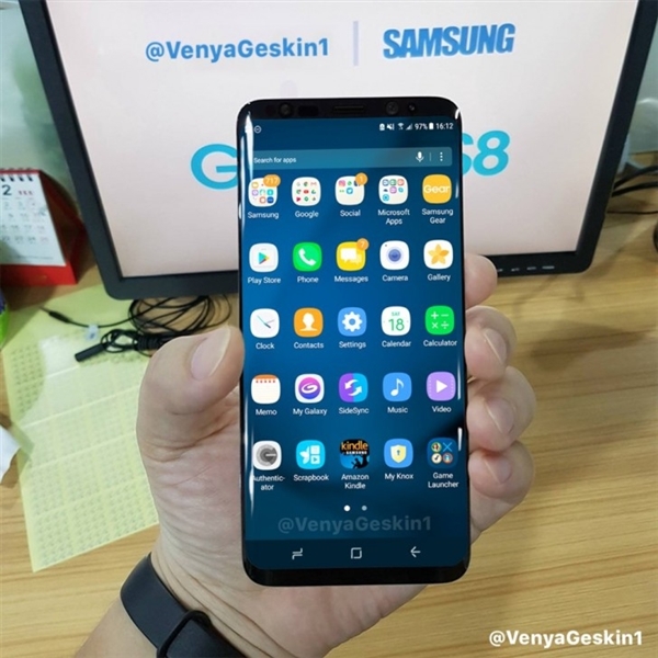 外形完美!三星宣布Galaxy S8:3月29日发布