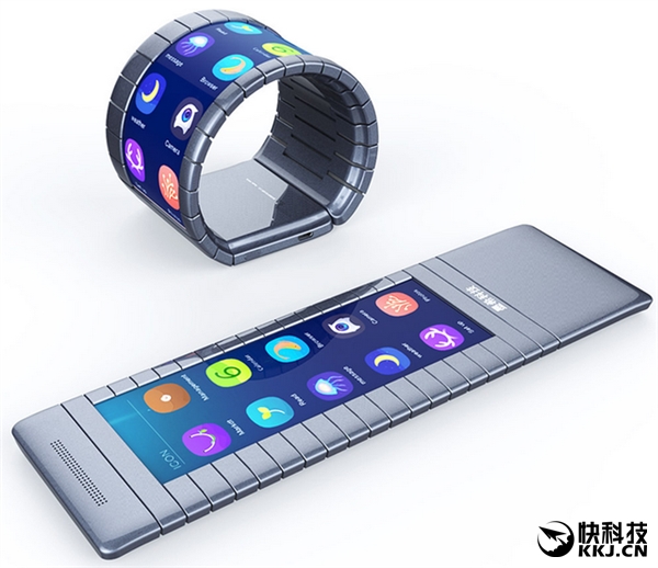 5000元!这是全球首款可弯曲智能手机 爆帅