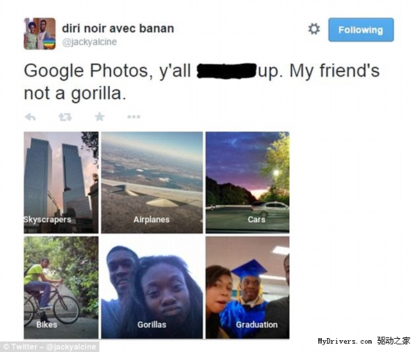 Google�������ˣ��Ѻ���ʶ��Ϊ������