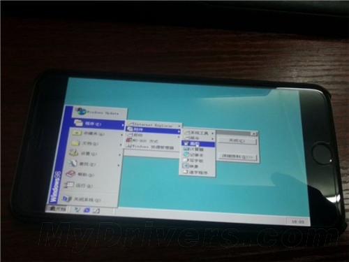 �ǻ���̫����iPhone 6 Plusˢ��Win98