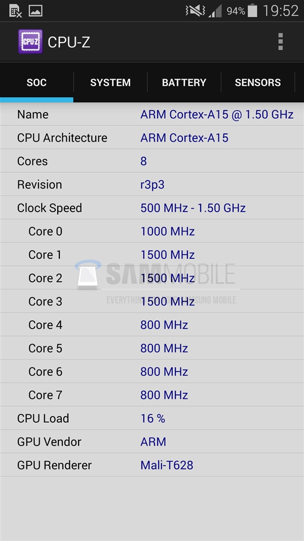 ��ǿGalaxy S5���ʰ��ع⣺CPU������
