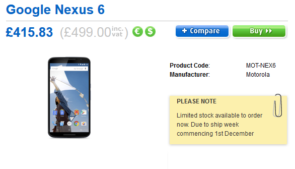 ǰ500����Moto 360 Nexus 6Ӣ������Ԥ�� 